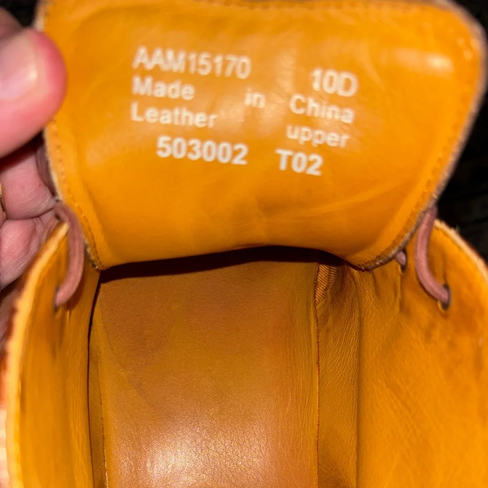 Polo Ralph Lauren Brown leather Ankle Boots